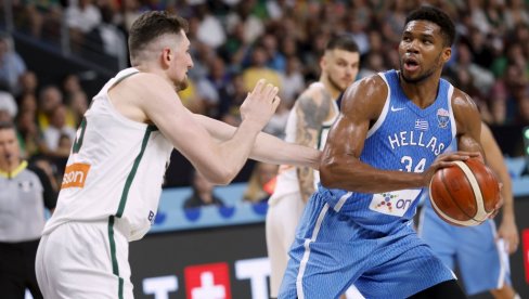 GRČKA JE U POLUFINALU EVROBASKETA: Heleni ubedljivi protiv Litvanije, boriće se za medalje GRČKA JE U POLUFINALU EVROBASKETA: Heleni ubedljivi protiv Litvanije, boriće se za medalje