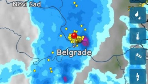 BEOGRAD NA UDARU SNAŽNOG OLUJNOG NEVREMENA: Stižu pljuskovi sa grmljavinom, moguć i grad (FOTO) BEOGRAD NA UDARU SNAŽNOG OLUJNOG NEVREMENA: Stižu pljuskovi sa grmljavinom, moguć i grad (FOTO)