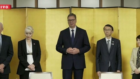 PREDSEDNIK VUČIĆ U JAPANU: U toku potpisivanje važnih dokumenata o saradnji