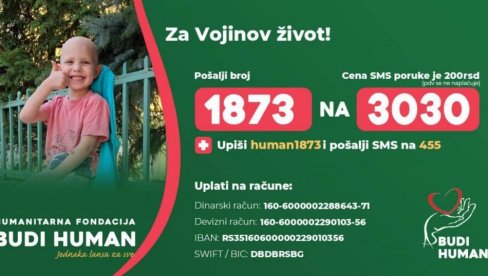 MALI VOJIN (5) VODI BITKU PROTIV OPAKOG PROTIVNIKA: Ovom dečaku potrebno je 300.000 evra, a mi moramo da mu pomognemo MALI VOJIN (5) VODI BITKU PROTIV OPAKOG PROTIVNIKA: Ovom dečaku potrebno je 300.000 evra, a mi moramo da mu pomognemo