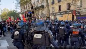 НОВИ ПРОТЕСТ У ФРАНЦУСКОЈ, НА УЛИЦАМА 76.000 ПОЛИЦАЈАЦА: Блокада депоа у Паризу - полиција спречила покушај блокаде обилазнице у Лиону