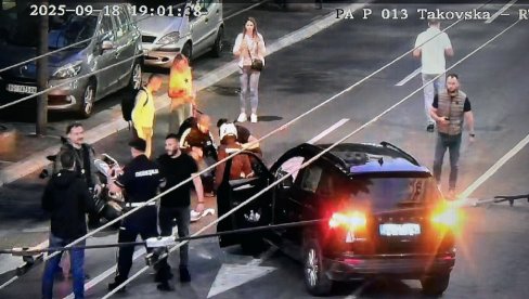 SAD I ZVANIČNO GAZE POLICAJCE: Vozilo N1 udarilo policajca na motoru kod RTS-a (FOTO/VIDEO)