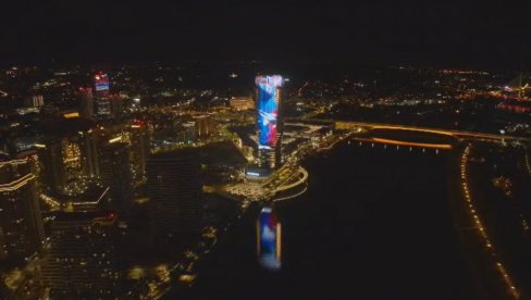 MOĆNO! Kula Beograd svetli povodom vojne parade (VIDEO) MOĆNO! Kula Beograd svetli povodom vojne parade (VIDEO)