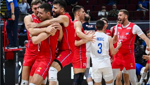 OVDE NEMA FAVORITA: Odbojkaši jedva čekaju utorak, kada će se u osmini finala Svetskog prvenstva u Manili sastati sa Iranom OVDE NEMA FAVORITA: Odbojkaši jedva čekaju utorak, kada će se u osmini finala Svetskog prvenstva u Manili sastati sa Iranom