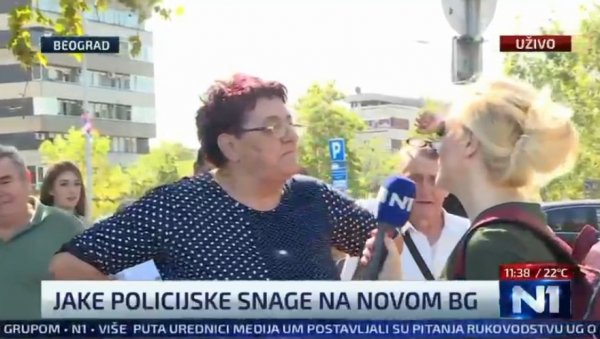 ВИ СТЕ ПРОТИВ СРБИЈЕ И ЈЕДЕТЕ Г***А ЦЕЛОГ ЖИВОТА Жаклина добила кратак и јасан одговор, Вучић ће морати да их брани од гневног народа