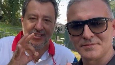 СЛАВА СРПСКОМ НАРОДУ, У ИТАЛИЈИ, У СРБИЈИ БИЛО ГДЕ НА СВЕТУ Матео Салвини поздравио је у посебној видео поруци српски народ (ВИДЕО) СЛАВА СРПСКОМ НАРОДУ, У ИТАЛИЈИ, У СРБИЈИ БИЛО ГДЕ НА СВЕТУ Матео Салвини поздравио је у посебној видео поруци српски народ (ВИДЕО)