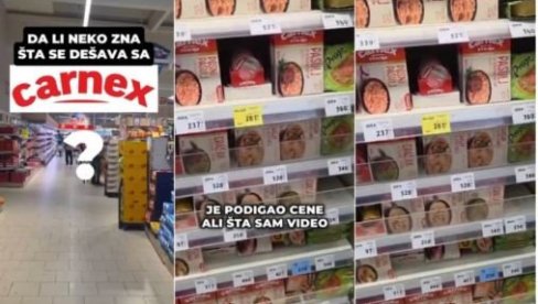 SNIMCI IZ MARKETA ZAPALILI MREŽE: Carnex umesto da pojeftini, bahato diže cene! SNIMCI IZ MARKETA ZAPALILI MREŽE: Carnex umesto da pojeftini, bahato diže cene!