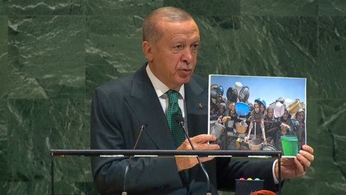 ERDOGAN OSUO PALJBU PO IZRAELU U UN: Namerno su ubili 250 novinara, Hamas nije teroristička organizacija ERDOGAN OSUO PALJBU PO IZRAELU U UN: Namerno su ubili 250 novinara, Hamas nije teroristička organizacija