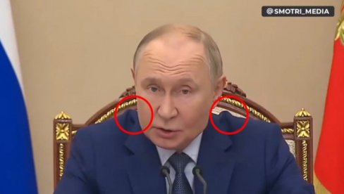 ŠTA JE TO PUTINU NA RAMENIMA? Snimak iz Saveta bezbednosti zbunio svet - usred govora o nuklearnom naoružanju (VIDEO) ŠTA JE TO PUTINU NA RAMENIMA? Snimak iz Saveta bezbednosti zbunio svet - usred govora o nuklearnom naoružanju (VIDEO)