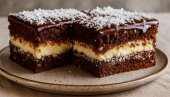KREM KAKAO KOKOS KOLAČ: Recept za trostruko uživanje