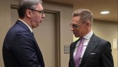 PREDSEDNIK SRBIJE SA LIDEROM FINSKE: Vučić se sastao sa Stubom PREDSEDNIK SRBIJE SA LIDEROM FINSKE: Vučić se sastao sa Stubom