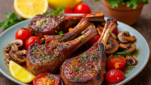 JAGNJEĆI KOTLETI NA GRČKI NAČIN: Sočni komadići mesa sa aromom Mediterana JAGNJEĆI KOTLETI NA GRČKI NAČIN: Sočni komadići mesa sa aromom Mediterana