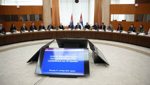 VLADA SRBIJE : Formirano Telo za koordinaciju poslova bezbednosti saobraćaja na putevima VLADA SRBIJE : Formirano Telo za koordinaciju poslova bezbednosti saobraćaja na putevima