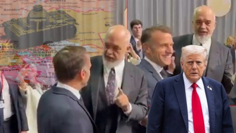 MAKRON I RAMA SE PODSMEVALI TRAMPU: Lapsus američkog predsednika, greškom pomenuo Albaniju i mir sa ovom državom (VIDEO)