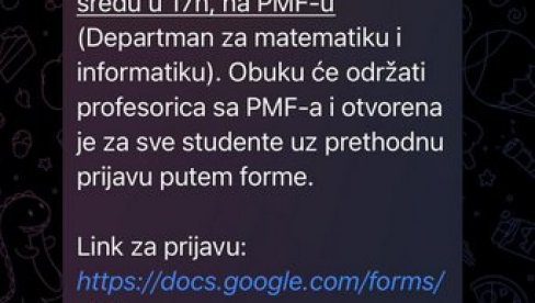 СКАНДАЛ: Блокадери лицемери обучавају контролоре за изборе, а тврде да нису од факултета направили политичку странку СКАНДАЛ: Блокадери лицемери обучавају контролоре за изборе, а тврде да нису од факултета направили политичку странку