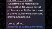 СКАНДАЛ: Блокадери лицемери обучавају контролоре за изборе, а тврде да нису од факултета направили политичку странку СКАНДАЛ: Блокадери лицемери обучавају контролоре за изборе, а тврде да нису од факултета направили политичку странку