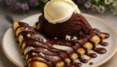 ČOKOLADNA PALAČINKA SA SLADOLEDOM: Desert koji osvaja na prvi zalogaj