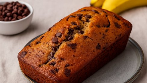 BANANA HLEB SA ČOKOLADOM: Sladak miris doma BANANA HLEB SA ČOKOLADOM: Sladak miris doma