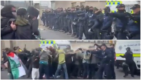 ŽESTOK OBRAČUN U IRSKOJ: Policija pendrecima i biber sprejem rasterala blokadere ŽESTOK OBRAČUN U IRSKOJ: Policija pendrecima i biber sprejem rasterala blokadere