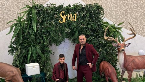 GALA SLAVLJE: Darko Lazić upriličio veselje za prvi rođendan ćerki Srni