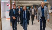 VELIKA ČAST ZA TV ARENA SPORT: Ambasador Rusije Aleksandar Bocan-Harčenko i ministar sporta Zoran Gajić u poseti