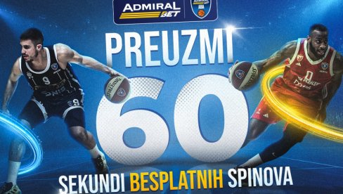 BESPLATNI SPINOVI ZA SVE: Adrmiralbet ABA liga se vratila