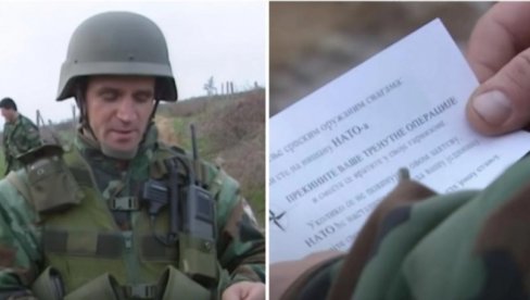 SRPSKI VOJNIK NAŠAO NATO LETAK U KOM SU TRAŽILI DA SE PREDAMO: NJegov odgovor se i danas prepričava SRPSKI VOJNIK NAŠAO NATO LETAK U KOM SU TRAŽILI DA SE PREDAMO: NJegov odgovor se i danas prepričava