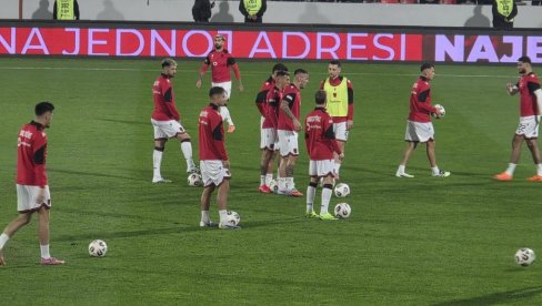 VRUĆ DOČEK ZA ALBANCE: Izviždana himna Albanije pred meč sa Srbijom (VIDEO)