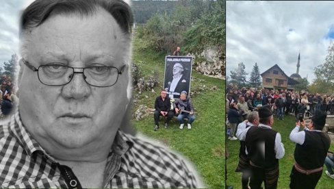 СУЗЕ У РОДНОМ СЕЛУ ХАЛИДА БЕШЛИЋА: Мештани Кнежине се окупили, одјекују стихови његових песма (ВИДЕО)