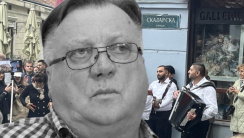 HALIDU U ČAST: Okupili se Beograđani na Skadarliji (VIDEO)