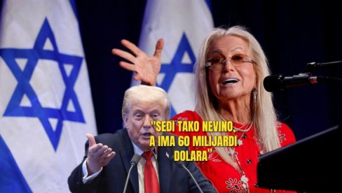 МИРИЈАМ УСТАНИ, ПОГЛЕДАЈ ЈЕ СВЕТЕ Ко је жена на коју је Трамп уперио прстом: Седи тако невино, а има 60 милијарди долара