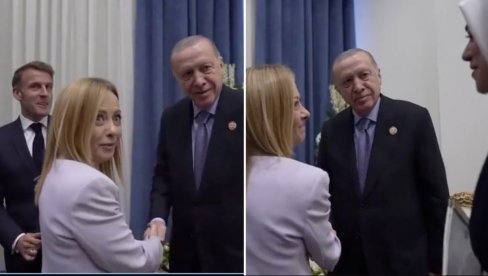 MORAM DA TE NATERAM DA PRESTANEŠ DA PUŠIŠ Đorđa Meloni pocrvenela posle Erdoganovih reči (VIDEO) MORAM DA TE NATERAM DA PRESTANEŠ DA PUŠIŠ Đorđa Meloni pocrvenela posle Erdoganovih reči (VIDEO)