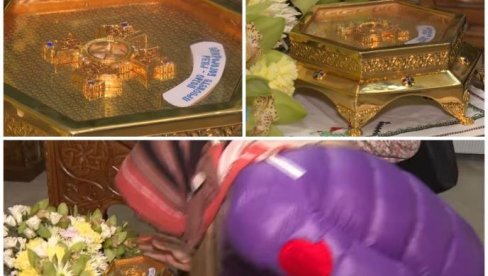 ČESTICA POJASA PRESVETE BOGORODICE STIGLA U PETROVARADIN: Veruje se da ima veliku i čudotvornu moć (VIDEO) ČESTICA POJASA PRESVETE BOGORODICE STIGLA U PETROVARADIN: Veruje se da ima veliku i čudotvornu moć (VIDEO)