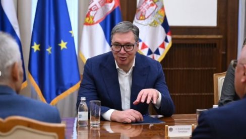 ВУЧИЋ СА РУСКИМ НАУЧНИЦИМА О РЕВОЛУЦИОНАРНОЈ ВАКЦИНИ ПРОТИВ РАКА: Здравље наших грађана нам је на првом месту ВУЧИЋ СА РУСКИМ НАУЧНИЦИМА О РЕВОЛУЦИОНАРНОЈ ВАКЦИНИ ПРОТИВ РАКА: Здравље наших грађана нам је на првом месту