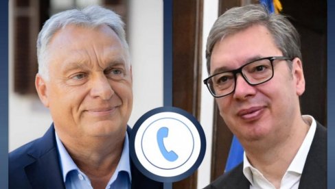 ДОГОВОРИЛИ СМО НАШ СУСРЕТ У НАРЕДНИХ СЕДАМ ДАНА Вучић после разговора са Виктором Орбаном ДОГОВОРИЛИ СМО НАШ СУСРЕТ У НАРЕДНИХ СЕДАМ ДАНА Вучић после разговора са Виктором Орбаном
