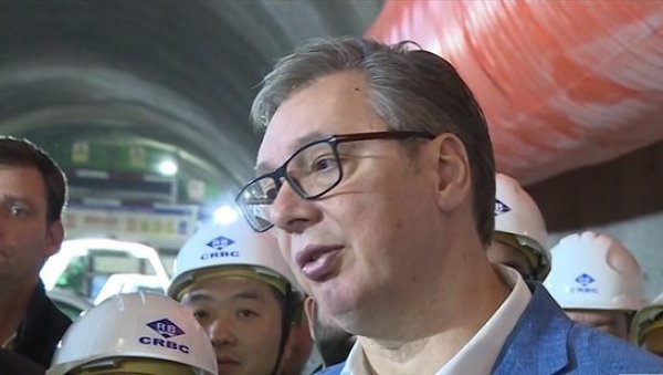 ВУЧИЋ О ЗНАЧАЈУ ТУНЕЛА ИРИШКИ ВЕНАЦ: Скратиће вожњу преко Фрушке горе ВУЧИЋ О ЗНАЧАЈУ ТУНЕЛА ИРИШКИ ВЕНАЦ: Скратиће вожњу преко Фрушке горе