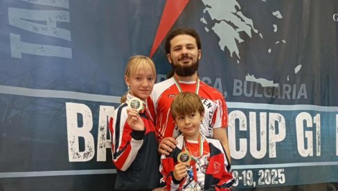 TRI ZLATA U BUGARSKOJ: Uspeh tekvondo majstora Zrenjanina na Balkanskom šampionatu TRI ZLATA U BUGARSKOJ: Uspeh tekvondo majstora Zrenjanina na Balkanskom šampionatu