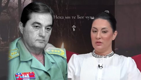 МУЧНЕ РЕЧИ Објава ћерке Небојше Павковића пре генералове смрти: Бог нека ми те чува МУЧНЕ РЕЧИ Објава ћерке Небојше Павковића пре генералове смрти: Бог нека ми те чува