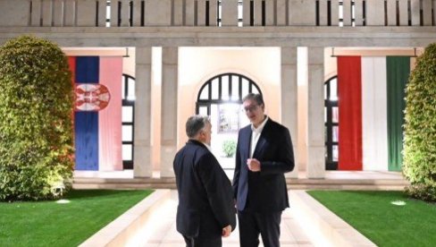 NE POSTOJE PROBLEMI ZA KOJE NEMA REŠENJA Vučić nakon sastanka sa Orbanom: Hvala na gostoprimstvu, dragi prijatelju NE POSTOJE PROBLEMI ZA KOJE NEMA REŠENJA Vučić nakon sastanka sa Orbanom: Hvala na gostoprimstvu, dragi prijatelju