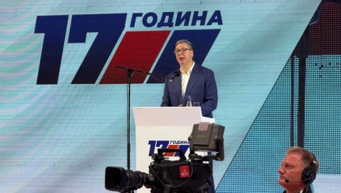 VUČIĆ GOVORI U ZRENJANIU: SNS obeležava 17 godina od osnivanja (VIDEO) VUČIĆ GOVORI U ZRENJANIU: SNS obeležava 17 godina od osnivanja (VIDEO)