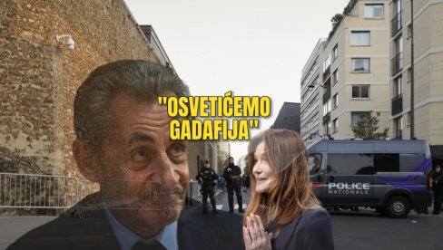 СПАВА ПОРЕД ВЦ ШОЉЕ БЕЗ ПОКЛОПЦА Хаос у затвору где је Саркози, вичу му: Осветићемо Гадафија! Посебан третман за бившег председника СПАВА ПОРЕД ВЦ ШОЉЕ БЕЗ ПОКЛОПЦА Хаос у затвору где је Саркози, вичу му: Осветићемо Гадафија! Посебан третман за бившег председника
