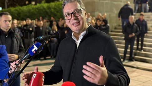 VUČIĆ U ĆACILENDU: Ne treba nama njihovo sažaljenje, da su mogli sve bi nas spalili VUČIĆ U ĆACILENDU: Ne treba nama njihovo sažaljenje, da su mogli sve bi nas spalili