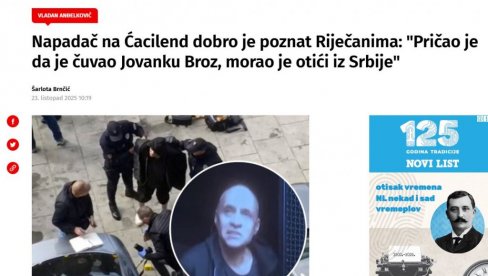 ŽALIO SE USTAŠAMA DA MU NIJE UGODNO U SRBIJI! Hrvatski mediji pišu - Dorćolski ubica dobro poznat Riječanima ŽALIO SE USTAŠAMA DA MU NIJE UGODNO U SRBIJI! Hrvatski mediji pišu - Dorćolski ubica dobro poznat Riječanima