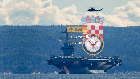 AMERI SE UKOTVILI: Zašto je najveći ratni brod na svetu stigao u Split? Nikada veći nije izgrađen - 4.500 vojnika i 75 aviona AMERI SE UKOTVILI: Zašto je najveći ratni brod na svetu stigao u Split? Nikada veći nije izgrađen - 4.500 vojnika i 75 aviona