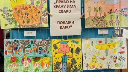 ПРАВО НА ХРАНУ ИМА СВАКО - ПОКАЖИ КАКО: Изложени радови малишана на традиционалном конкурсу ГЗЈЗ ПРАВО НА ХРАНУ ИМА СВАКО - ПОКАЖИ КАКО: Изложени радови малишана на традиционалном конкурсу ГЗЈЗ
