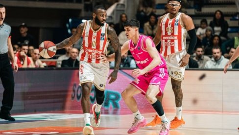 NAGRADA ZA ODLIČNU UTAKMICU: Košarkaš Crvene zvezde MVP kola u ABA ligi