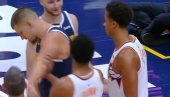 JOKIĆ IZAZVAO HAOS NA TERENU: Udario rivala, nastala velika frka (VIDEO)