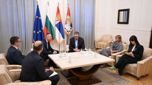 VERUJEM DA ĆE SARADNJA I DALJE JAČATI Vučić primio u oproštajnu posetu ambasadora Bugarske Petka Dojkova VERUJEM DA ĆE SARADNJA I DALJE JAČATI Vučić primio u oproštajnu posetu ambasadora Bugarske Petka Dojkova