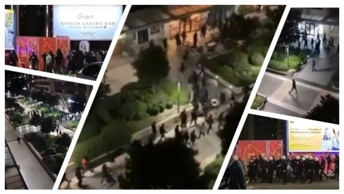 ДРАМАТИЧНЕ СЦЕНЕ У ПОДГОРИЦИ: Групе маскираних младића изашле на улице, све време узвикују Турци напоље (ВИДЕО) ДРАМАТИЧНЕ СЦЕНЕ У ПОДГОРИЦИ: Групе маскираних младића изашле на улице, све време узвикују Турци напоље (ВИДЕО)