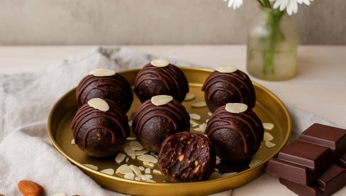 ЧОКО БАДЕМ КУГЛИЦЕ: Здрава посластица феноменалног укуса